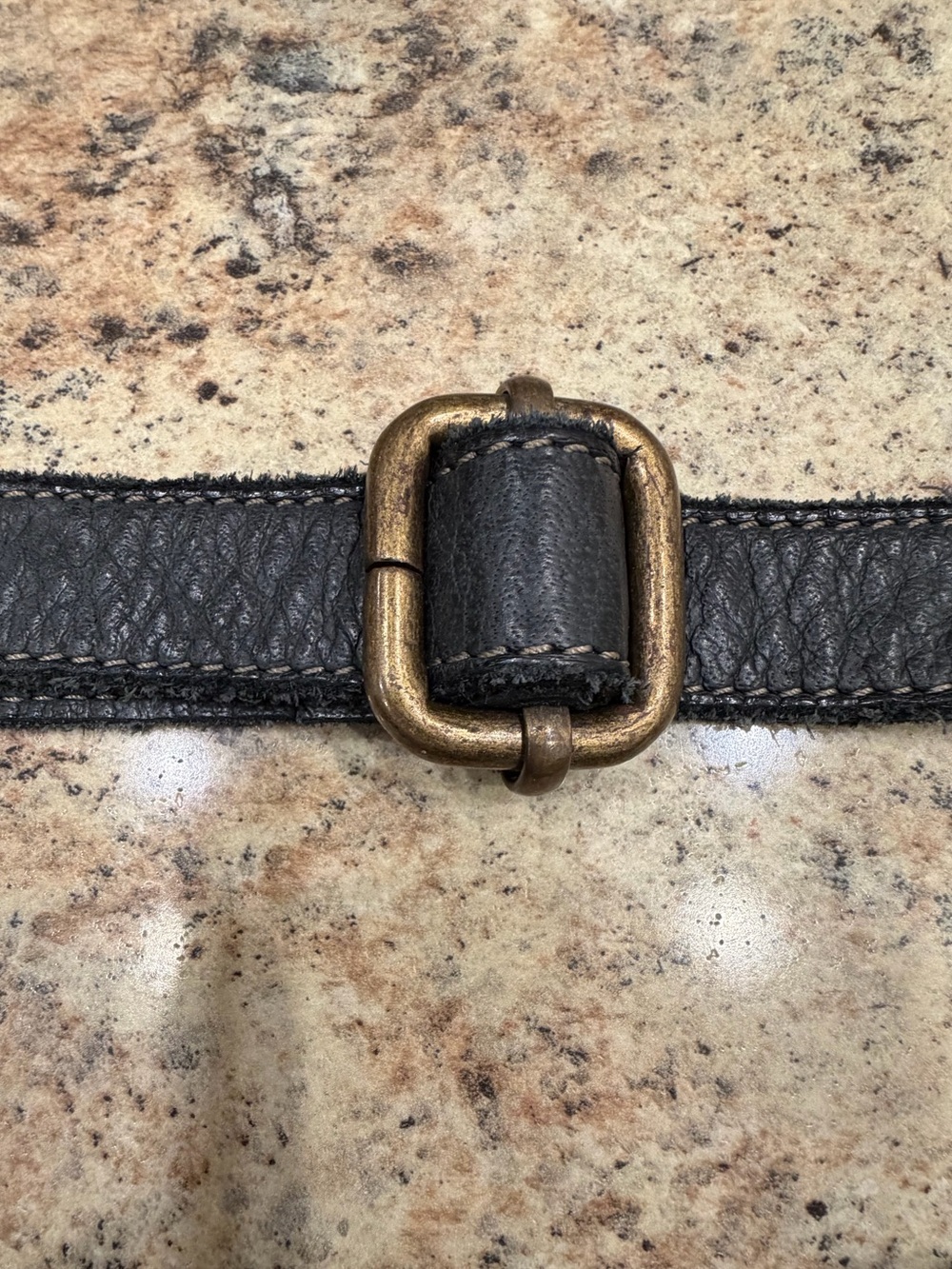 Civivo 93  Black Leather Shoulder Bag Made in Italy with Antique Gold Studs - Picture 5 of 12